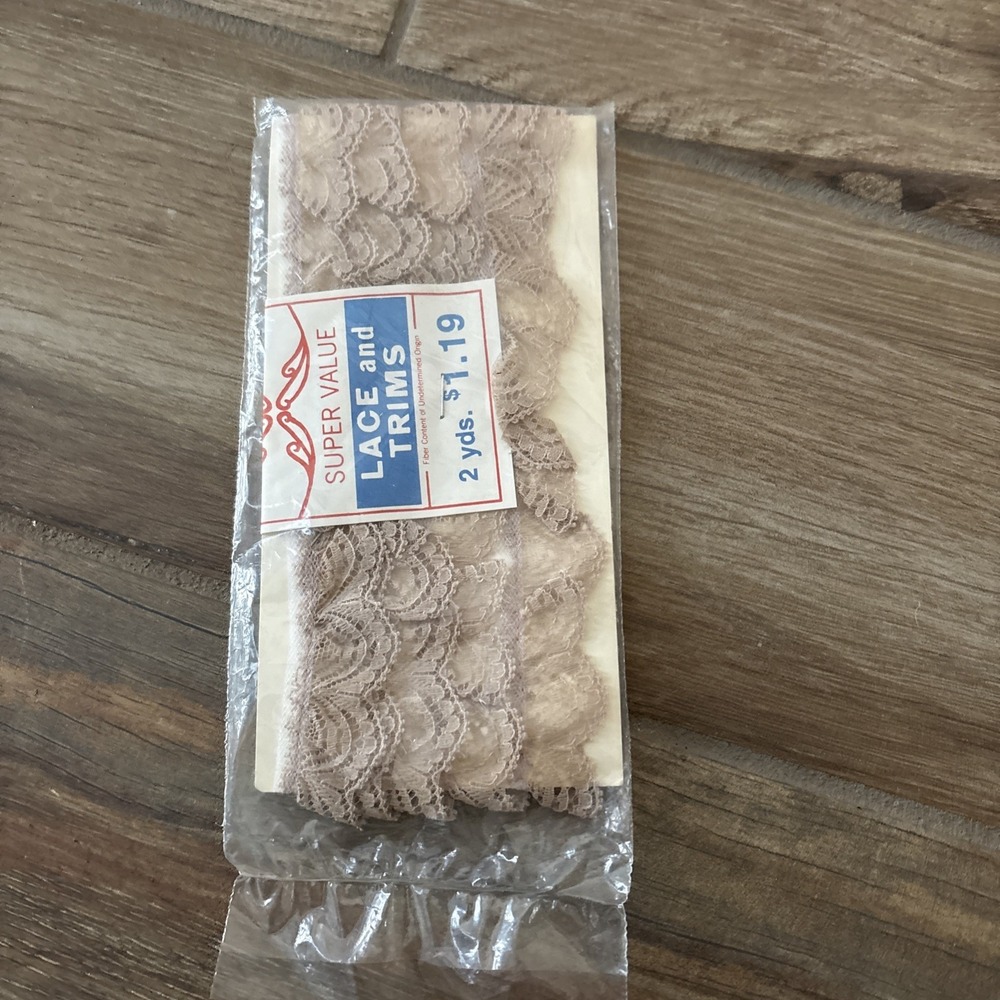 Stretch Floral Lace Trim Beige Nude DIY Crafts‎ Lingerie Slips  2 Yards New